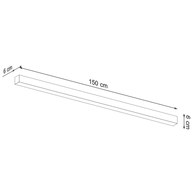 Kinkiet PINNE 150 szary 3000K TH.091 Thoro