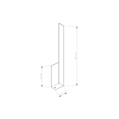 Kinkiet LAHTI złoty TH.187 S-50cm 4000K THORO