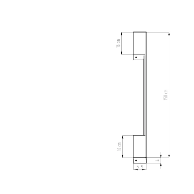 Kinkiet SAPPO TH.206 biały 3000K L-150cm THORO