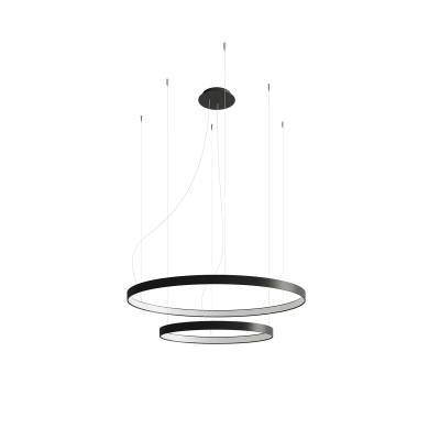 Żyrandol RIO 2 55/78 czarny LED 4000K TH.212 Thoro