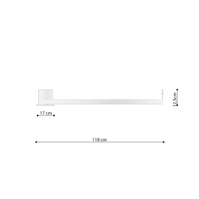 Plafon RIO 110 złoty LED 4000K TH.227 Thoro