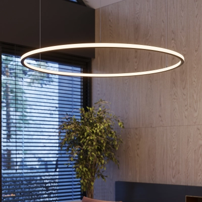 Żyrandol RISA 90 czarny LED 3000K TH.275 Thoro
