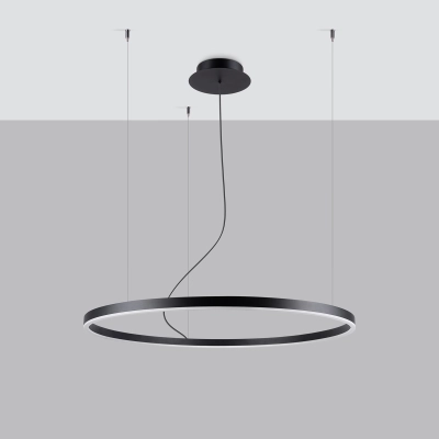 Żyrandol ODA 80 czarny LED 4000K TH.282 Thoro