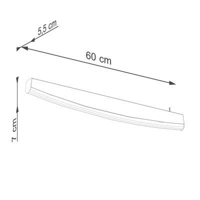 Kinkiet JORUN biały LED 4000K TH.313 Thoro