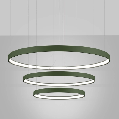Żyrandol RIO 3 55/78/110 zielona oliwka LED 4000K TH.382 Thoro