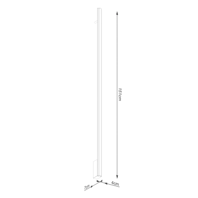 Kinkiet LAGOM 150 złoty LED 3000K TH.457 Thoro
