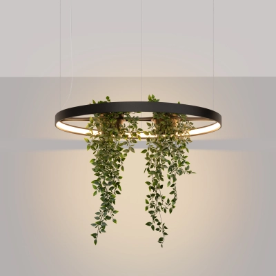 Żyrandol RIO BIO 78 czarny LED 3000K TH.551 Thoro