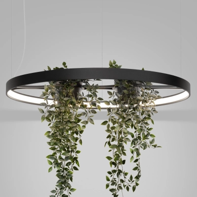 Żyrandol RIO BIO 78 czarny LED 4000K TH.552 Thoro