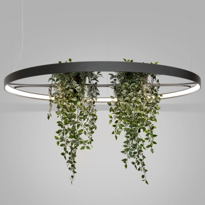 Żyrandol RIO BIO 110 czarny LED 4000K TH.556 Thoro