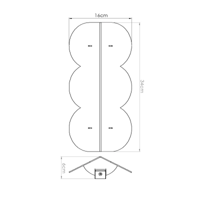 Kinkiet BISCUIT beżowy TH.565 Thoro