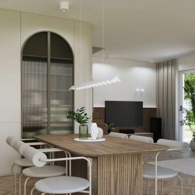 Lampa wisząca BISCUIT 100 biała LED 3000K TH.663 Thoro