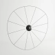 Kinkiet / Plafon ESKOLA 70 czarny TH.013CZ Thoro