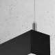 Lampa wisząca PINNE 200 czarna 3000K TH.229 Thoro