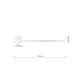 Plafon RIO 110 ochra czerwona LED 3000K TH.413 Thoro