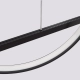 Lampa wisząca GLAD czarna LED 4000K TH.495 Thoro