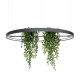 Żyrandol RIO BIO 110 czarny LED 4000K TH.556 Thoro