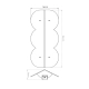 Kinkiet BISCUIT beżowy TH.565 Thoro