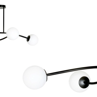 Lampa sufitowa  HALLDOR 4 BLACK 1024/4 EMIBIG