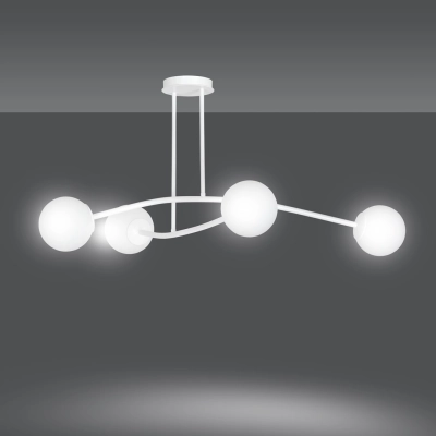 Lampa sufitowa  HALLDOR 4 WHITE 1025/4 EMIBIG