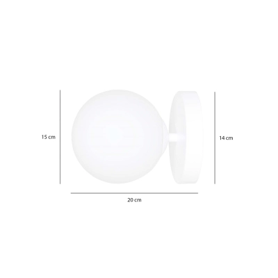 Kinkiet HALLDOR K1 WHITE 1025/K1 EMIBIG