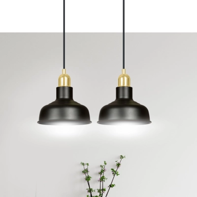 Lampa wisząca  IBOR 2 BLACK 1042/2 EMIBIG