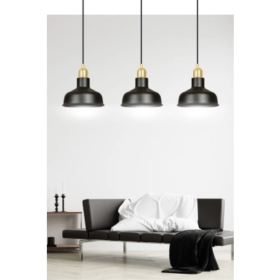 Lampa wisząca  IBOR 3 BLACK 1042/3 EMIBIG