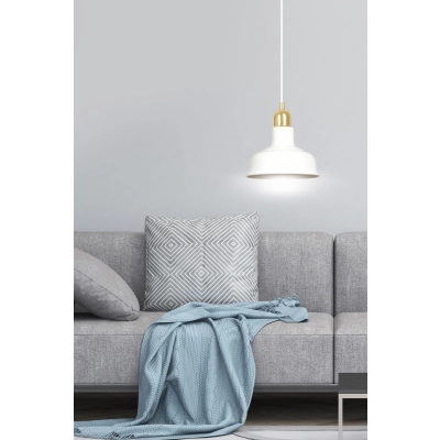 Lampa wisząca  IBOR 1 WHITE 1043/1 EMIBIG