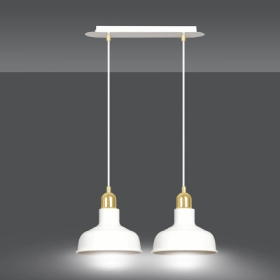 Lampa wisząca  IBOR 2 WHITE 1043/2 EMIBIG