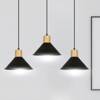 Lampa wisząca  ROWEN 3 BLACK 1044/3 EMIBIG