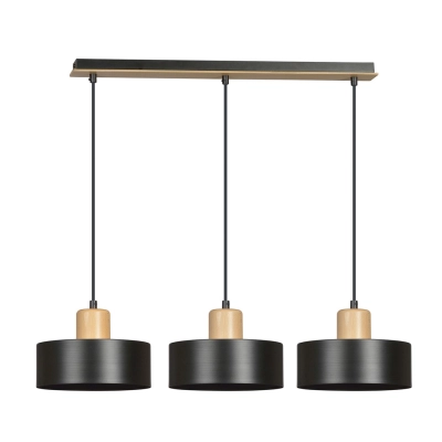 Lampa wisząca  TORIN 3 BLACK 1046/3 EMIBIG