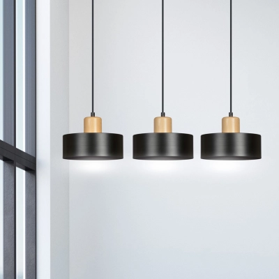 Lampa wisząca  TORIN 3 BLACK 1046/3 EMIBIG