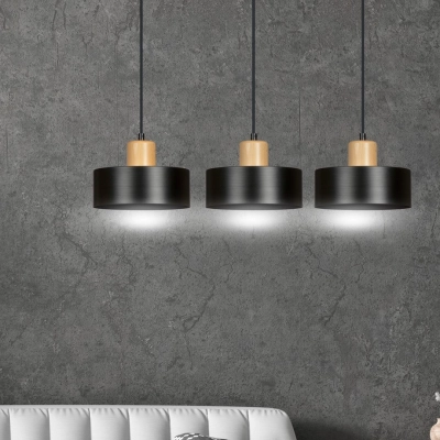 Lampa wisząca  TORIN 3 BLACK 1046/3 EMIBIG