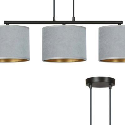 Lampa wisząca HILDE 3 BL GRAY 1050/3 EMIBIG