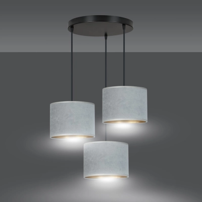 Lampa wisząca HILDE 3 BL PREMIUM GRAY 1050/3PREM EMIBIG