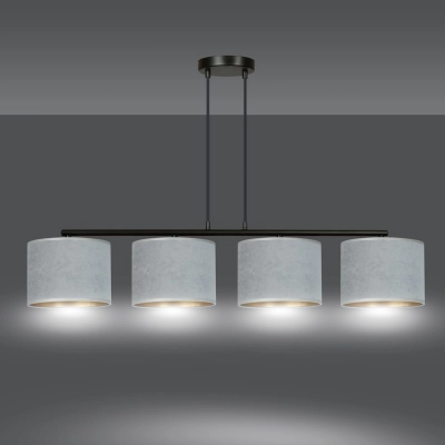 Lampa wisząca HILDE 4 BL GRAY 1050/4 EMIBIG