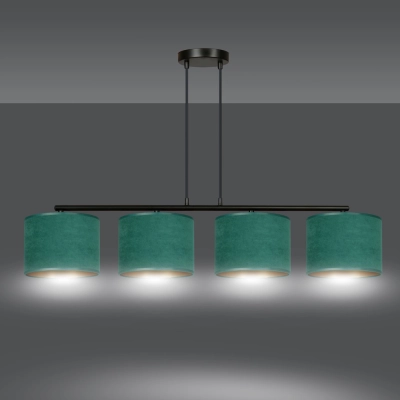Lampa wisząca HILDE 4 BL GREEN 1051/4 EMIBIG
