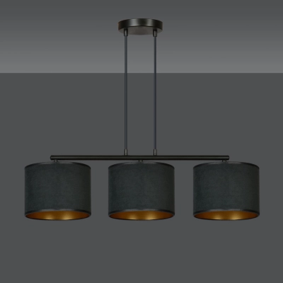 Lampa wisząca HILDE 3 BL BLACK 1054/3 EMIBIG