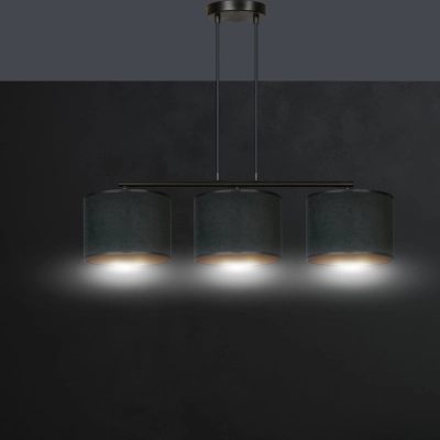 Lampa wisząca HILDE 3 BL BLACK 1054/3 EMIBIG