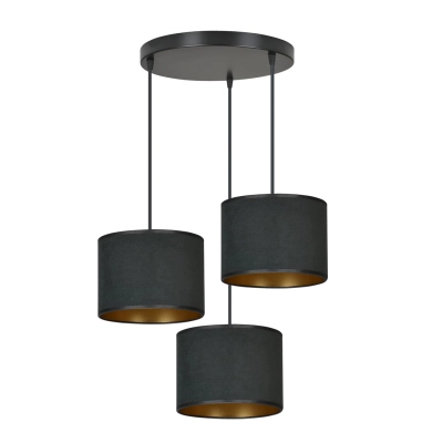 Lampa wisząca HILDE 3 BL PREMIUM BLACK 1054/3PREM EMIBIG