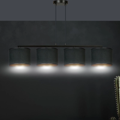 Lampa wisząca HILDE 4 BL BLACK 1054/4 EMIBIG