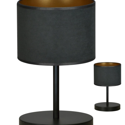 Lampka nocna  HILDE LN1 BL BLACK 1054/LN1 EMIBIG