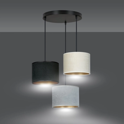 Lampa wisząca HILDE 3 BL PREMIUM MIX 1055/3PREM EMIBIG