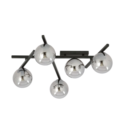 Lampa sufitowa  SMART 5 BLACK/GRAFIT 1104/5 EMIBIG