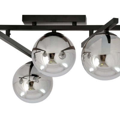 Lampa sufitowa  SMART 5 BLACK/GRAFIT 1104/5 EMIBIG