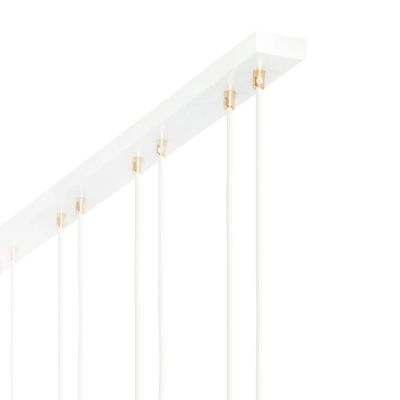 Lampa wisząca GLAM 3 WHITE/TRANSPARENT 1116/3 EMIBIG