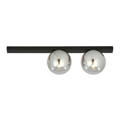 Lampa sufitowa  FIT 2 BLACK/GRAFIT 1122/2 EMIBIG