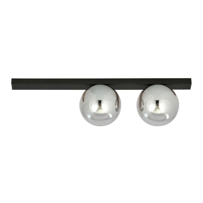Lampa sufitowa  FIT 2 BLACK/GRAFIT 1122/2 EMIBIG
