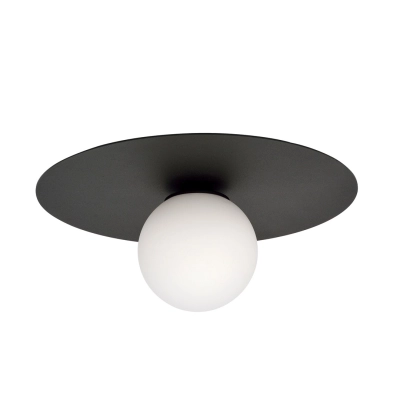 Lampa sufitowa  SOLAR 1 BLACK/OPAL 1127/1 EMIBIG