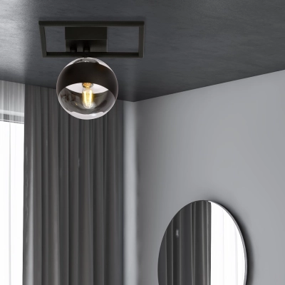 Lampa sufitowa  IMAGO 1E BLACK/STRIPE 1132/1E EMIBIG