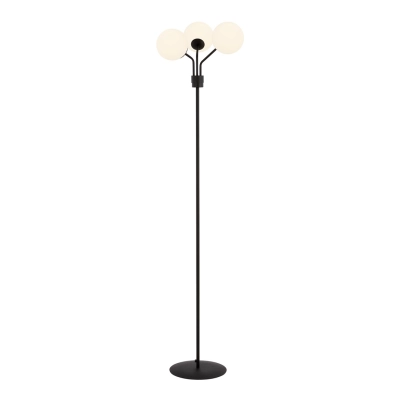 Lampa podłogowa NOVA LP3 BLACK/OPAL 1138/LP3 EMIBIG
